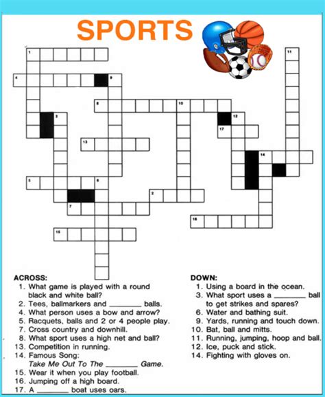 Enjoy these free easy printable crossword puzzles. Free Printable Sports Crossword Puzzles Printable for All Ages