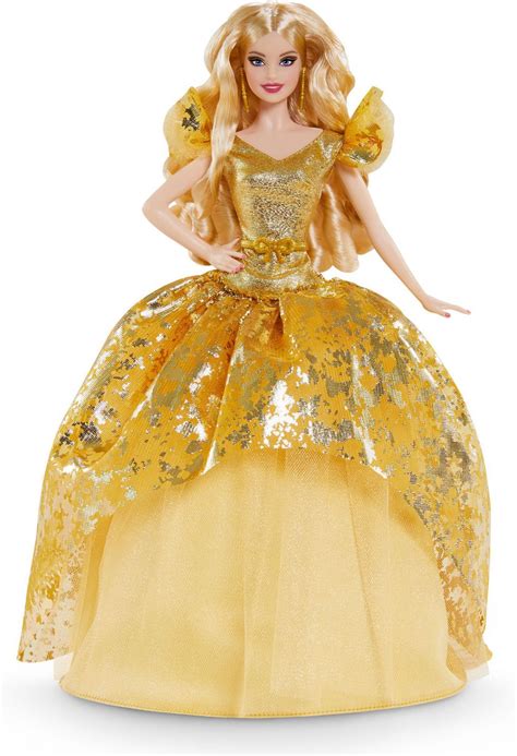 Barbie Signature 2020 Holiday Collectors Doll Blonde Hair In Golden Gown Walmart Canada