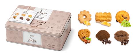 Assorted Italian Biscuits In Tin Box Buy Online Loison Shop