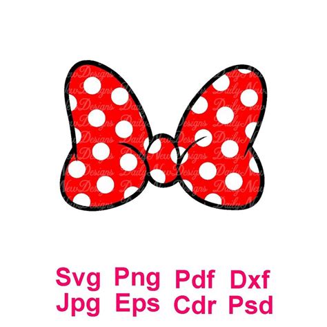 Free Minnie Mouse Bow Free Svg Svg Png Eps Dxf File