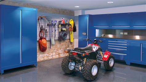 Imagine a custom motorcycle garage for your hot ride. Motorcyclist's Garage & Home Motorcycle Workshop from Dura ...