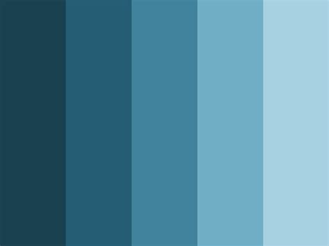 Escala De Azules By Frnki33 Blue Palette Colour Pallette Paper