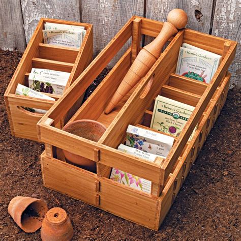 Seed Organizer Holds Up To 50 Seed Packets Seed Saving Planting