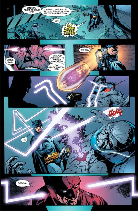 Batman Kills Darkseid Final Crisis 6 2009 Batman Vs Darkseid