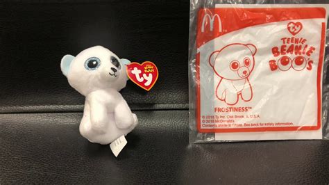 麥當勞mcdonald S Happy Meal Toy 快樂兒童餐 Teenie Beanie Boo’s Frostiness Youtube