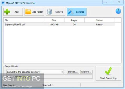 You can process up to the powerful application is full of features that let you manage pdfs: Mgosoft PDF To PS Converter Free Download