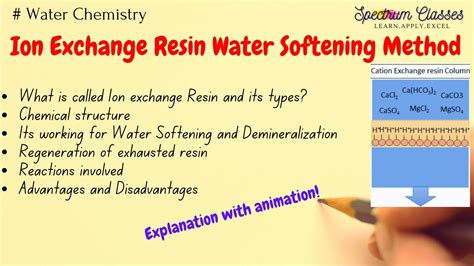 Ion Exchange Resin For Water Softening Demineralization Btech Bsc