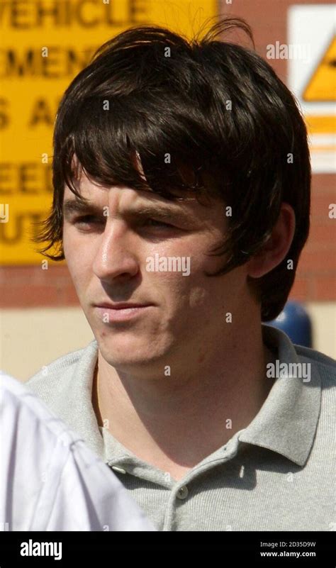 Premiership Footballer Joey Barton 25 Is Released From Strangeways Prison In Manchester Stock