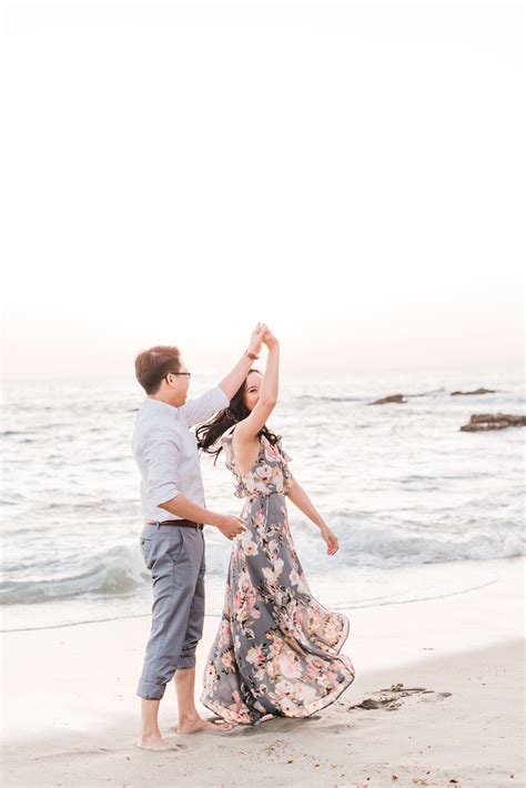 Laguna Beach Engagement Session Engagement Session Outfits Beach Engagement Engagement Session