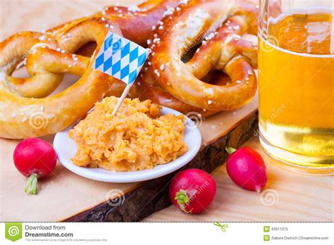 Bavarian Food Oktoberfest In Munich Germany Stock Image Image Of