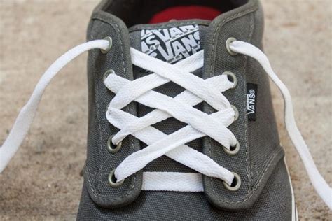 Maybe you would like to learn more about one of these? How to Make Cool Designs With Shoelaces for Vans | eHow | Ways to lace shoes, How to lace vans ...