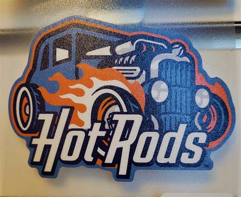 Hot Rods New Car Logo Decal Bowling Green Hot Rods