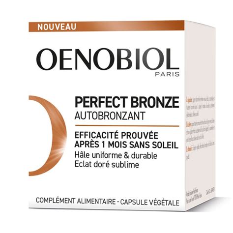 Oenobiol Perfect Bronze Self Tanner 30 Capsules Easypara