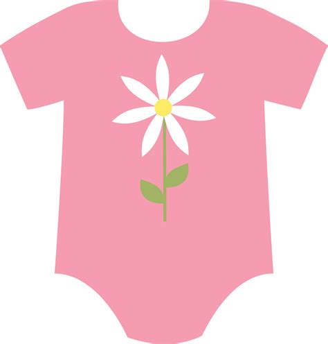 Free Baby Onesie Clipart 4 Baby Clothes Clip Art Stencil Png