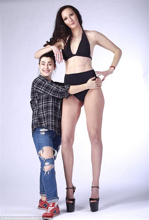 Does Ft Ins Ekaterina Lisina Have World S Longest Legs Daily Mail Online