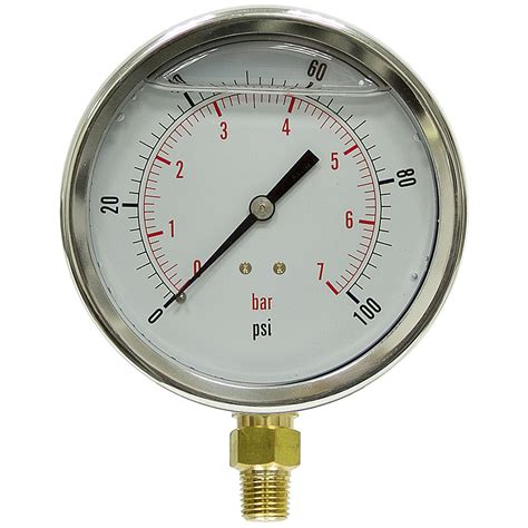100 Psi 4 Lf Lm Pressure Gauge Dynamic Pdlc 2p 007 A Pressure