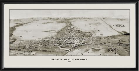 Green River Wy 1875 Vintage City Maps Restored City M