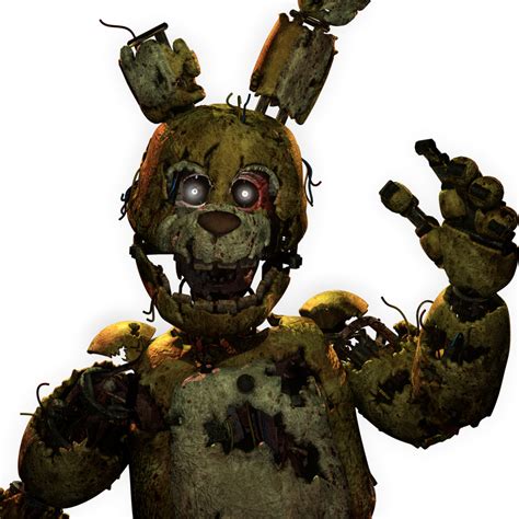 C4dfnafstylized Springtrap Test By Starc4dstudio15 On Deviantart