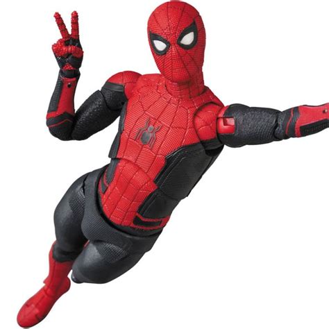 Spider Man Far From Home Mafex Action Figure Spider Man Upgraded Suit
