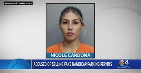 Woman Arrested For Selling Fake Disabled Parking Permits Cbs Miami