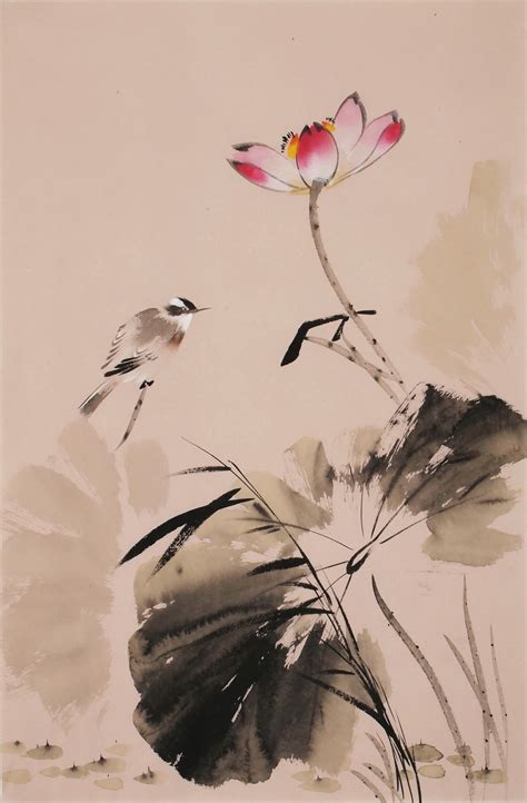 Lotus Cnag000841 Chinese Art Painting Chinese Painting Lotus Art