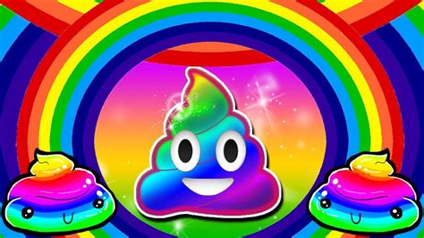 Unicorn Poop Emoji Background