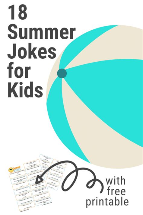 18 Really Funny Summer Jokes For Kids Summer Jokes Summer Jokes For