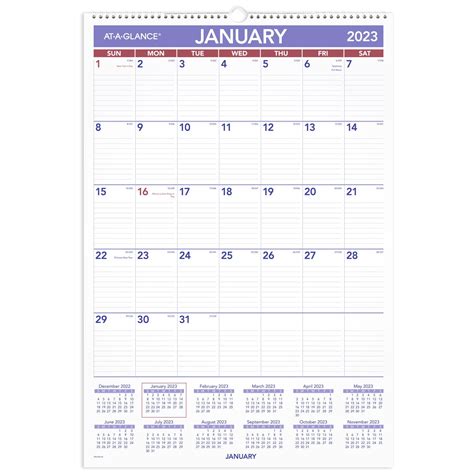 At A Glance 2023 Erasable Calendar Dry Erase Wall Planner 15 12 X
