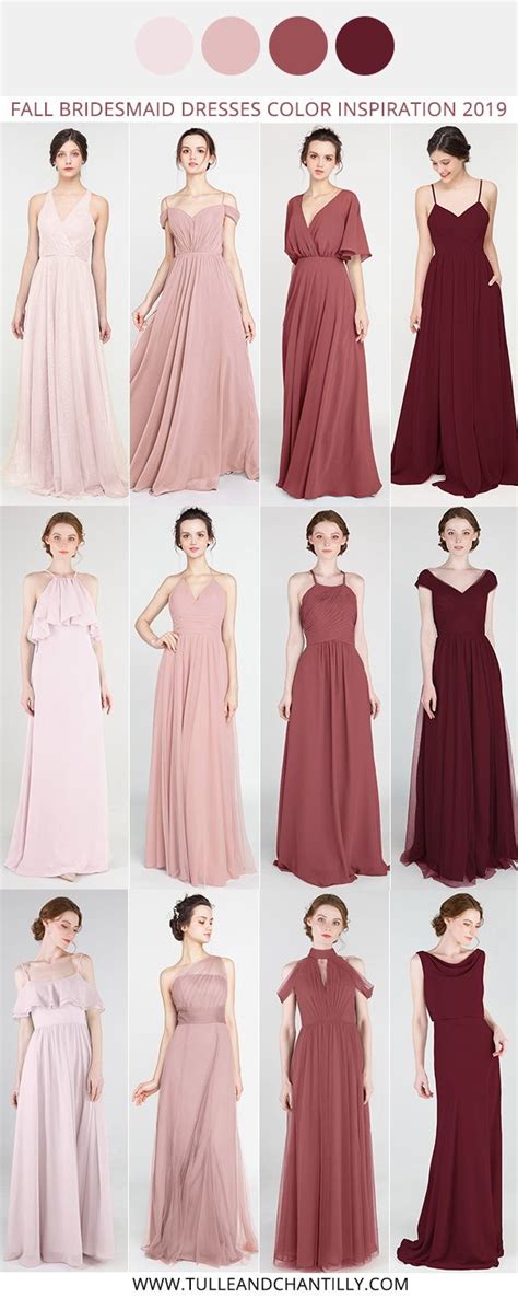 Mix And Match Bridesmaid Dresses 2019 In Blush Dusty Rosecanyon Rose