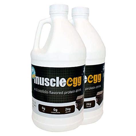Buy 2 Half Gallons Chocolate Muscleegg Liquid Egg Whites Cage Free