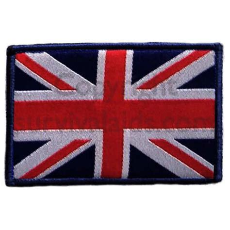 Union Jack Velcro UBACS Patch Large Survival Aids UK