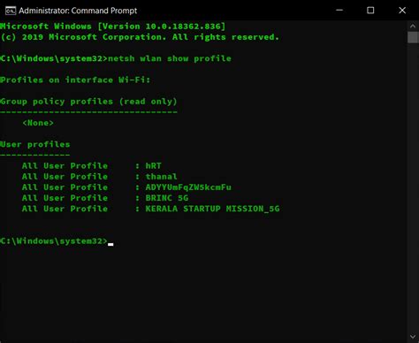 See Previously Connected Wifi Passwords Using Command Prompt