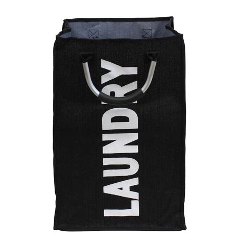 Black Single Laundry Bag Jvl Homeware Solutions
