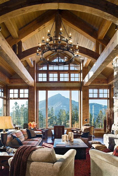 Mountain Magic Home Rustic Living Room Other Metro