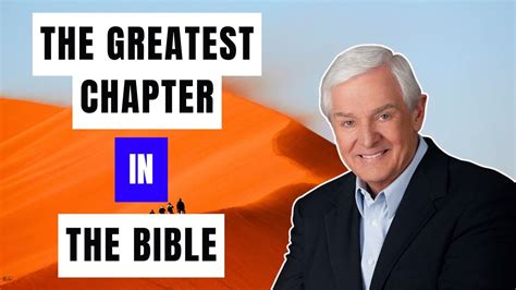 The Greatest Chapter In The Bible Dr David Jeremiah Youtube