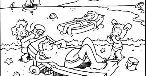 Strandvakantie Zomer Kleurplaten Pinterest Zomer kleurplaten