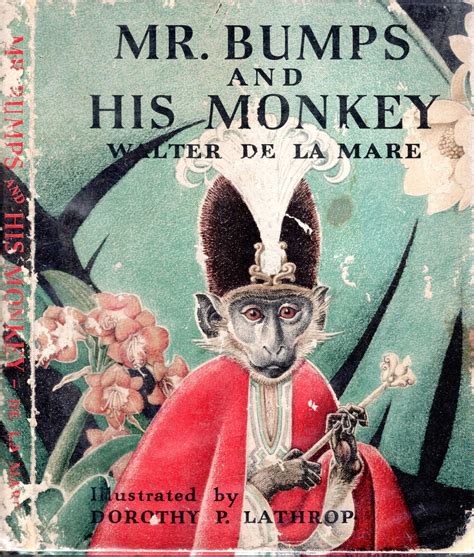Mr Bumpus And His Monkey By De La Mare Walter Very Good Hardback