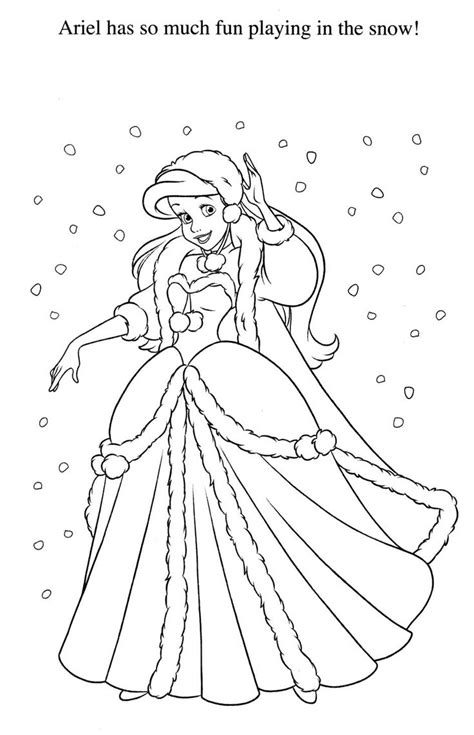 Ariel Christmas Coloring Pages / Ariel Christmas Coloring Pages at