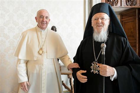 Pope Francis To Orthodox Leader May God Prepare Us To Receive T Of