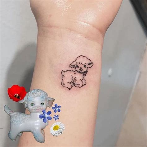 Little Lamb🐑 Lamb Tattoo Pretty Tattoos Cute Tattoos