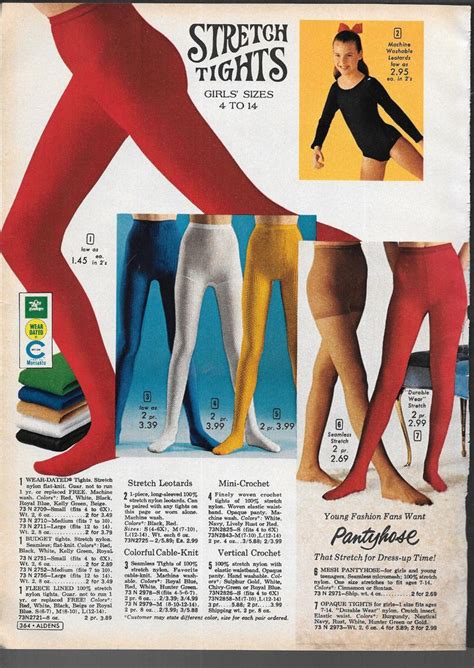 Tiny Lot Of Vintage Catalog Pantyhose Tights Photo Clippings 1870534880