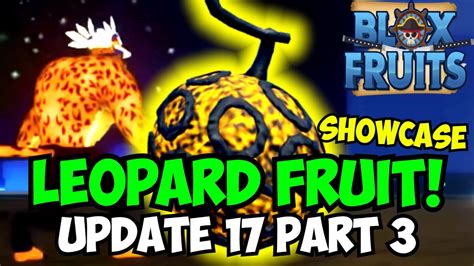 New Leopard Fruit Showcase Blox Fruits Update 17 Part 3 Youtube