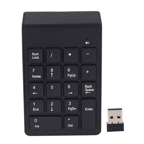 Numeric Keypad18 Keys Wireless Usb Number Pad Keyboard With 24g Mini