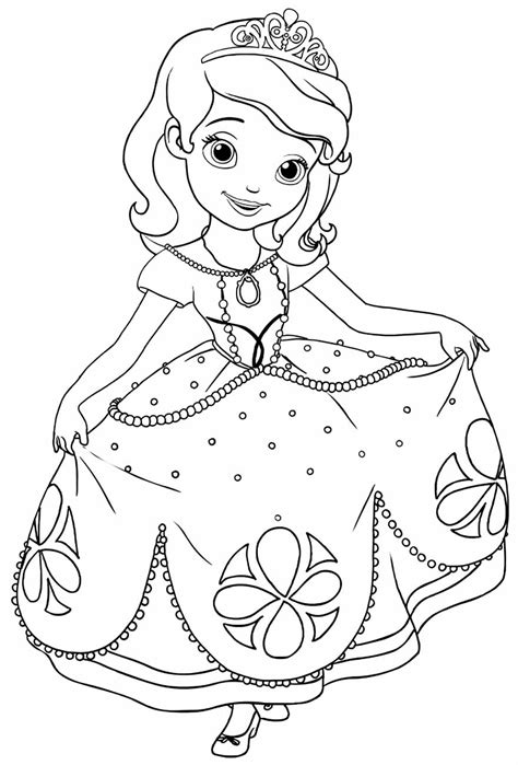 Desenhos Da Princesa Sofia Para Colorir E Imprimir Aprender A Desenhar
