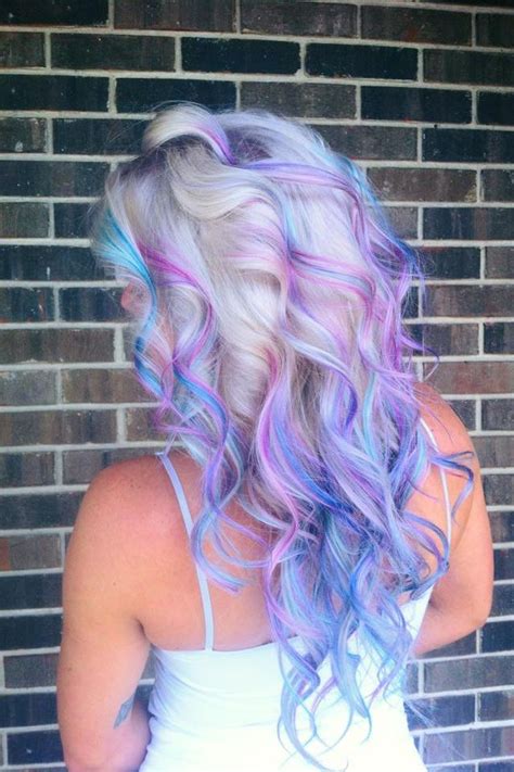 While this color doesn't suit all skin tones, don't cross it out till you now, if you thought platinum hair is just that one shade, how wrong you are! Platinum ombré with pink, purple, blue Paul Mitchell ink ...