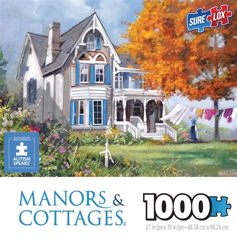 Sure Lox 1000 Piece Manors And Cottages A Perfect Day Puzzle Walmart Canada