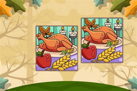 Thanksgiving Spot The Differences