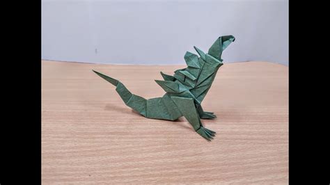 Origami Godzilla How To Fold Godzilla Part 1 Youtube