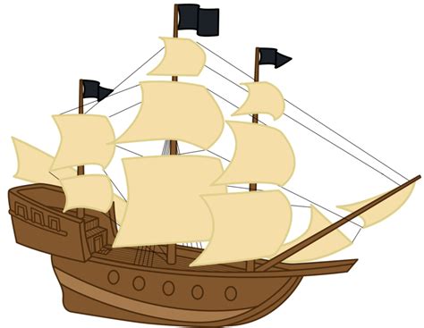 Clipper Ship Drawing Free Download On Clipartmag
