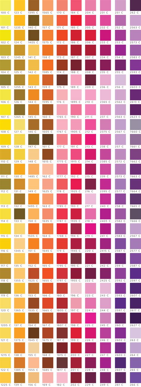 Solid Coated Pantone Color Cards Paper Material Pantone Color Chart